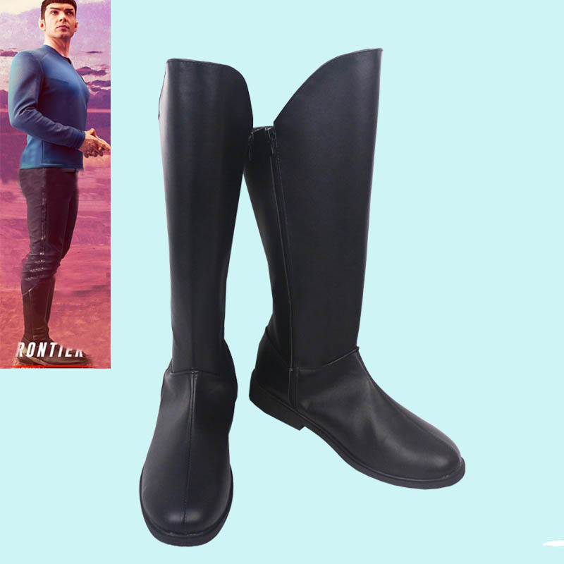 Men Shoes White Colour - Cosplay Shoes Strange New Worlds Pike