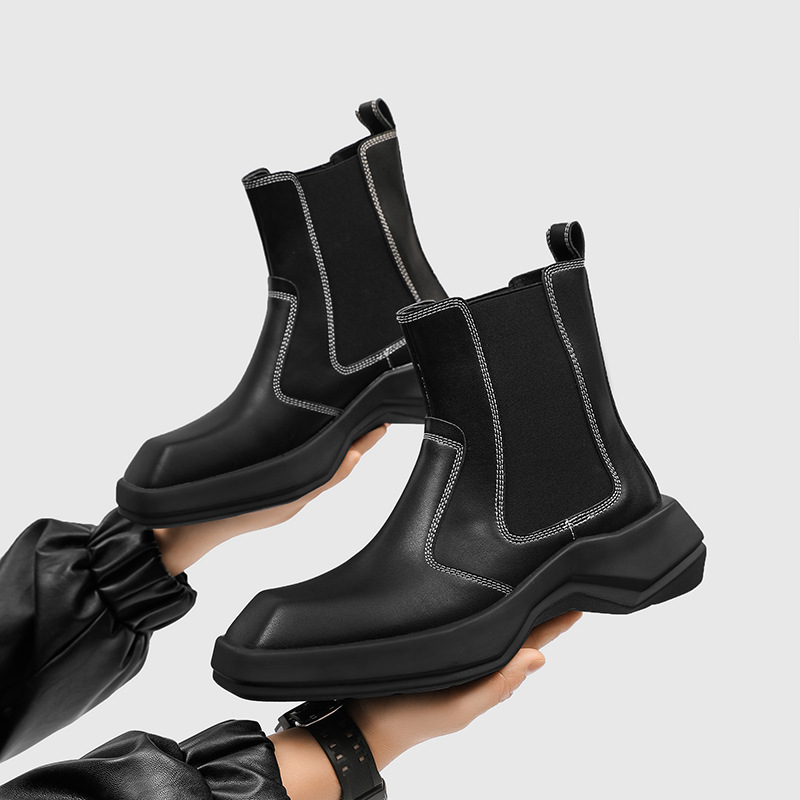 Men Shoes White Colour - mens fashion chelsea boots brand designer