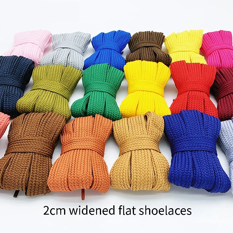 Men Shoes Under 100 - 2CM Width Flat Shoelaces Casual Sneakers