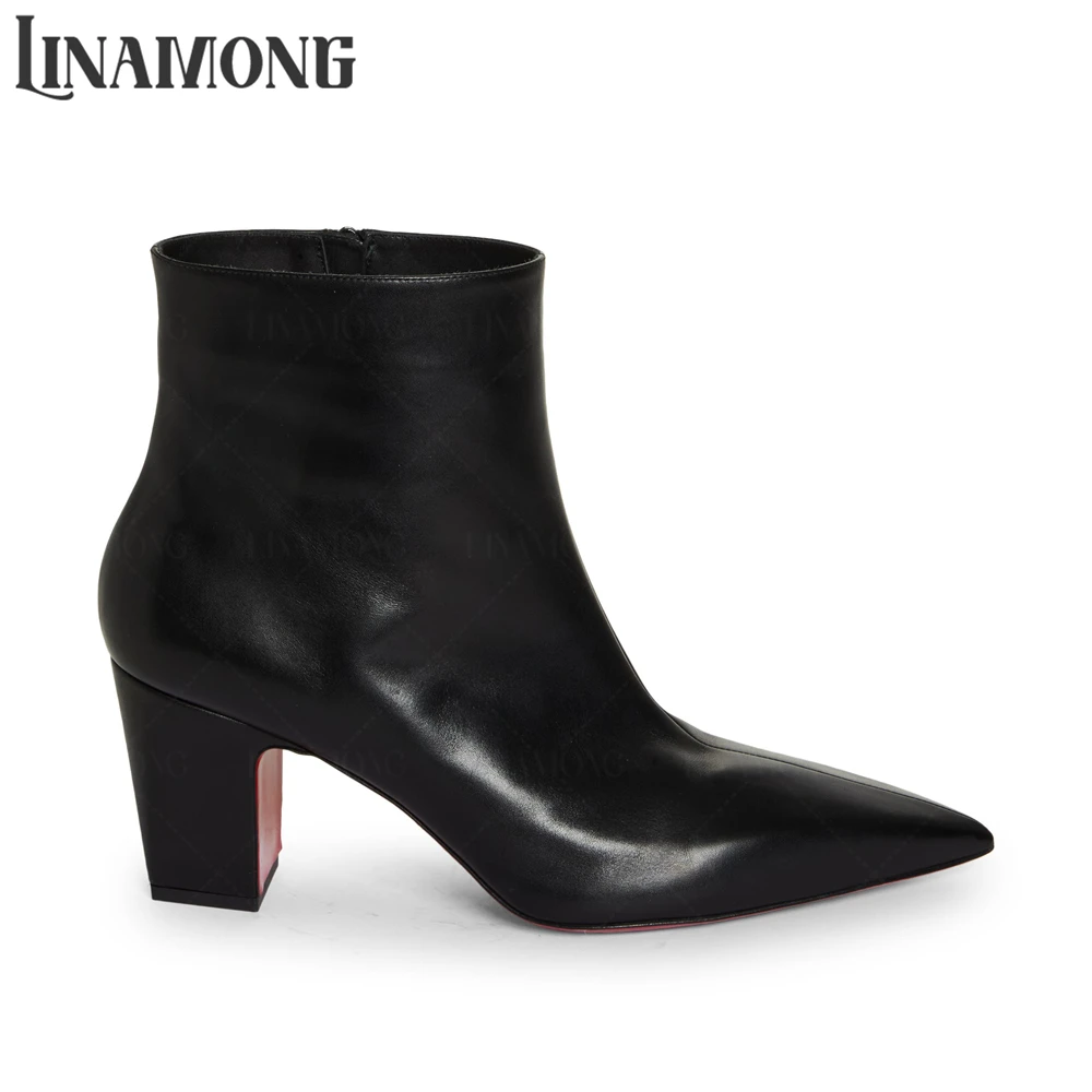 Men Shoes White Colour - 5cm Block Heel Booties for Men