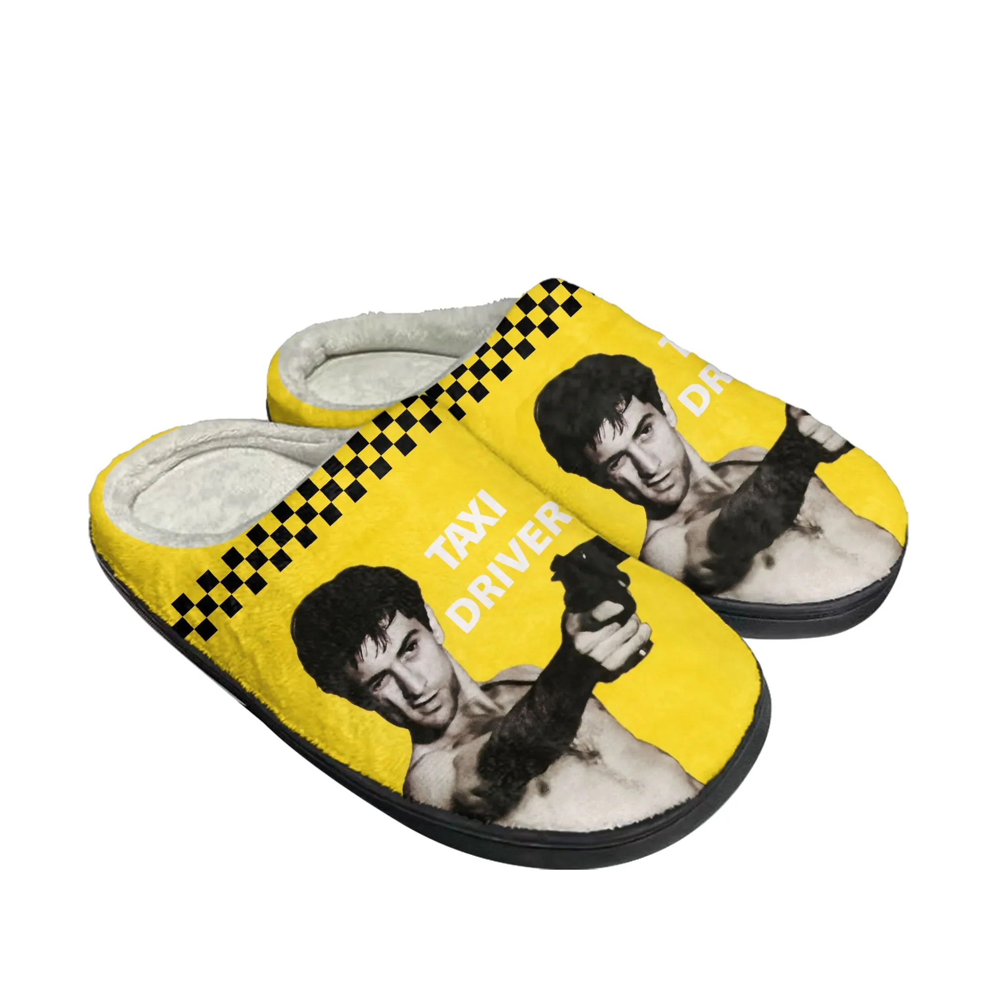 Men Shoes Winter - Taxi Driver Movie Home Cotton Slippers,