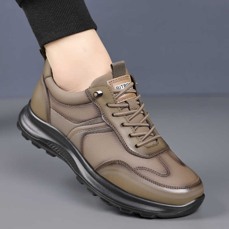 Men Shoes Winter - Lace-up With Ties Dressing Shoes For
