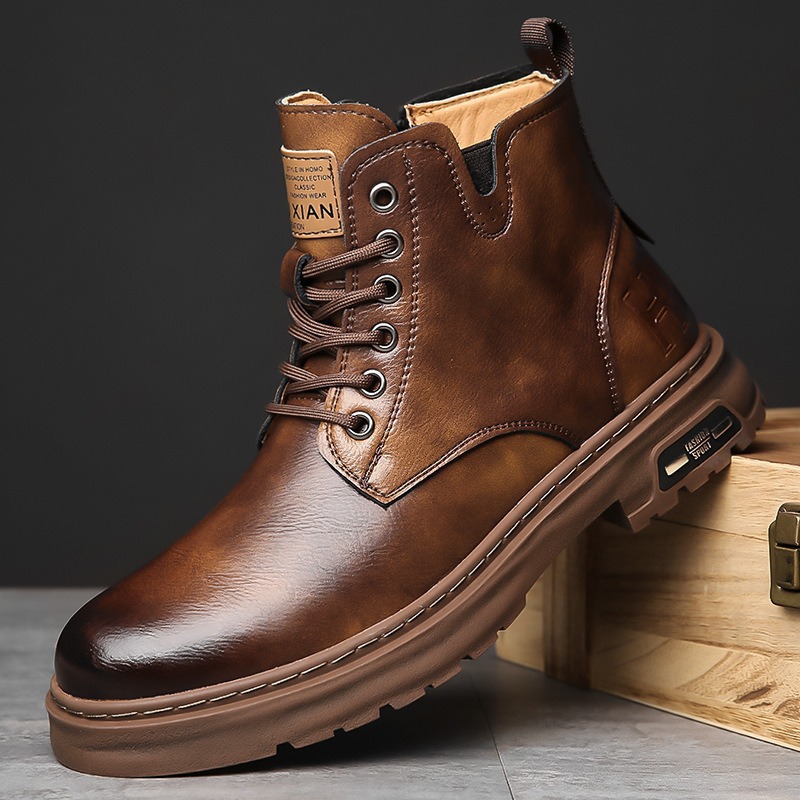 2025 new autumn and winter men - Men Shoes Yellow recension och pris