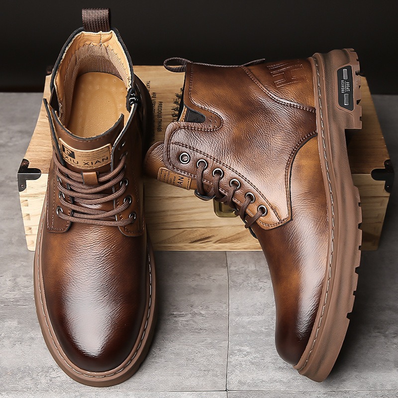 2025 new autumn and winter men - Men Shoes Yellow recension och pris