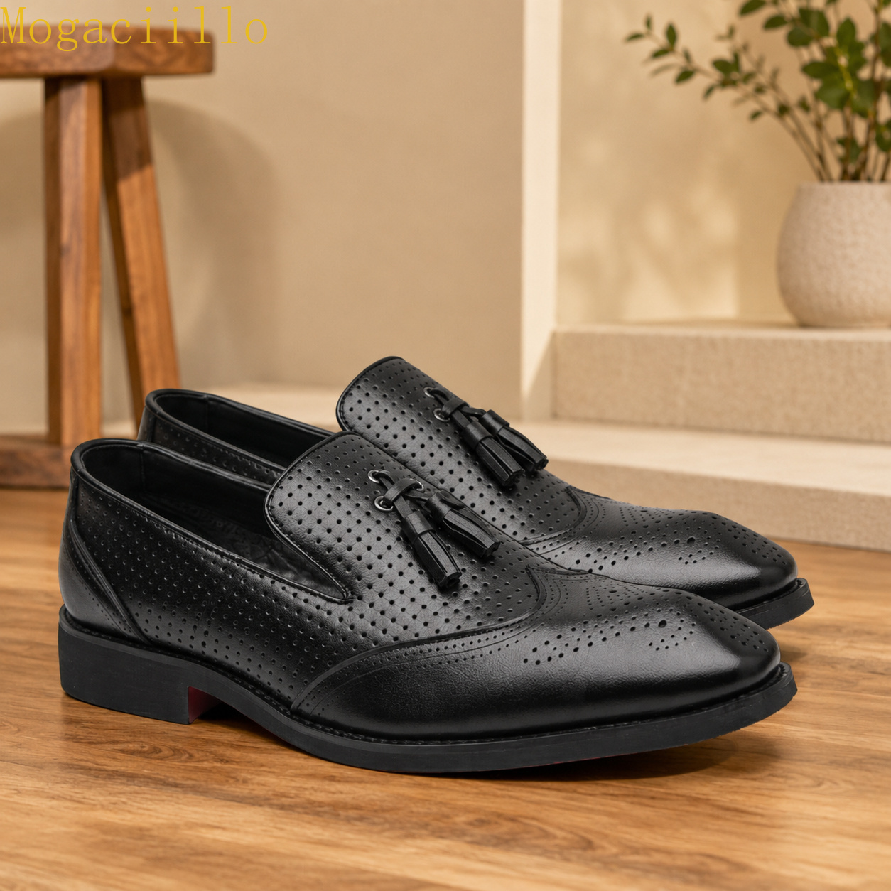 Brand Yellow Men's Tassel  Red - Men Shoes Yellow recension och pris