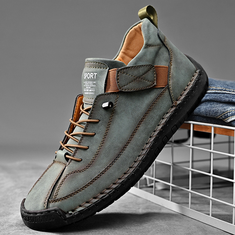 Handmade Leather Men Shoes Cas - Men'S Shoes Size 42 In Us recension och pris