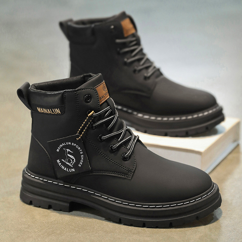 Classic Men High Top Boots Hig - Men Shoes Yellow recension och pris