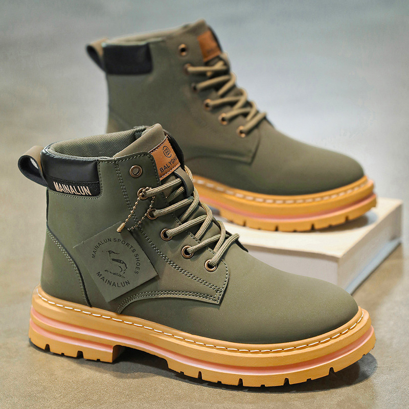 Classic Men High Top Boots Hig - Men Shoes Yellow recension och pris