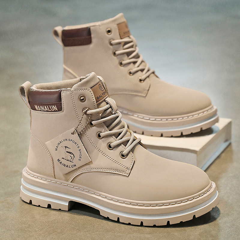 Classic Men High Top Boots Hig - Men Shoes Yellow recension och pris