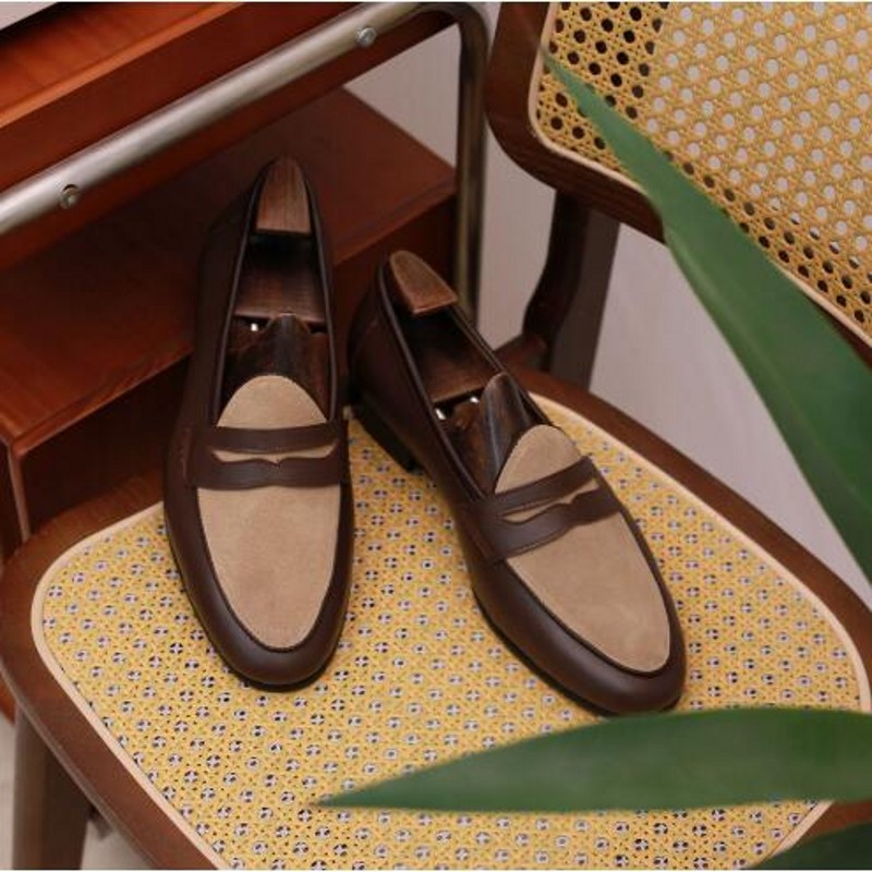 British Style Men Coffee Loafe - Boat Shoe Leather recension och pris