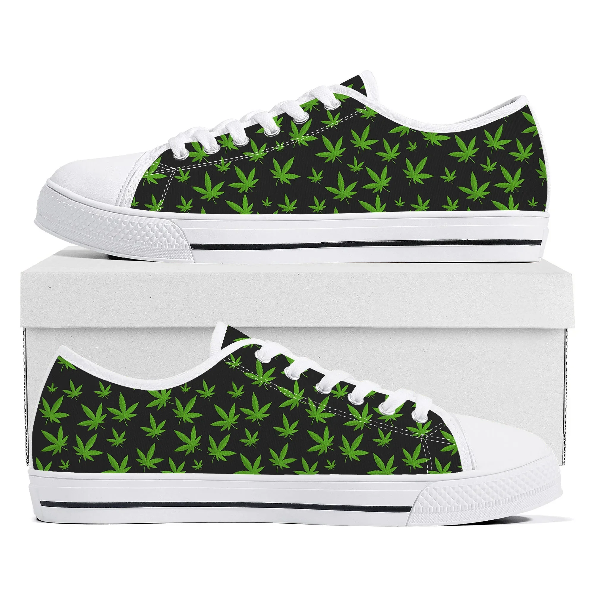 Leaf Weed Rasta Marijuana Red  - Men Shoes Yellow recension och pris