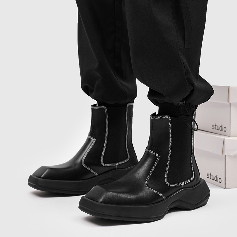 mens fashion chelsea boots bra - Men Shoes White Colour recension och pris