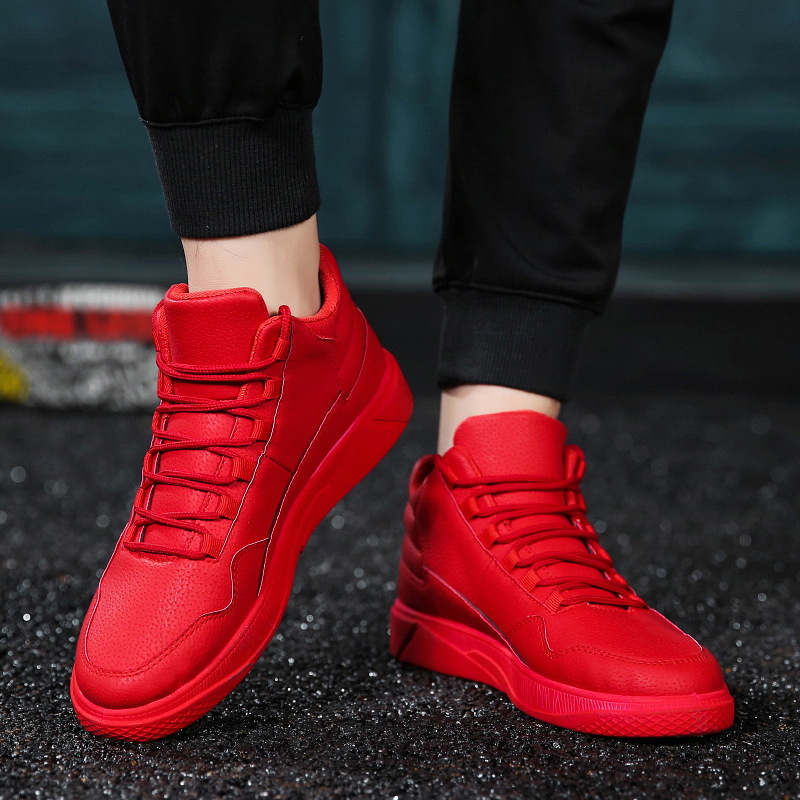 Keep Warm Men's Red High-Top L - Boat Shoe Leather recension och pris