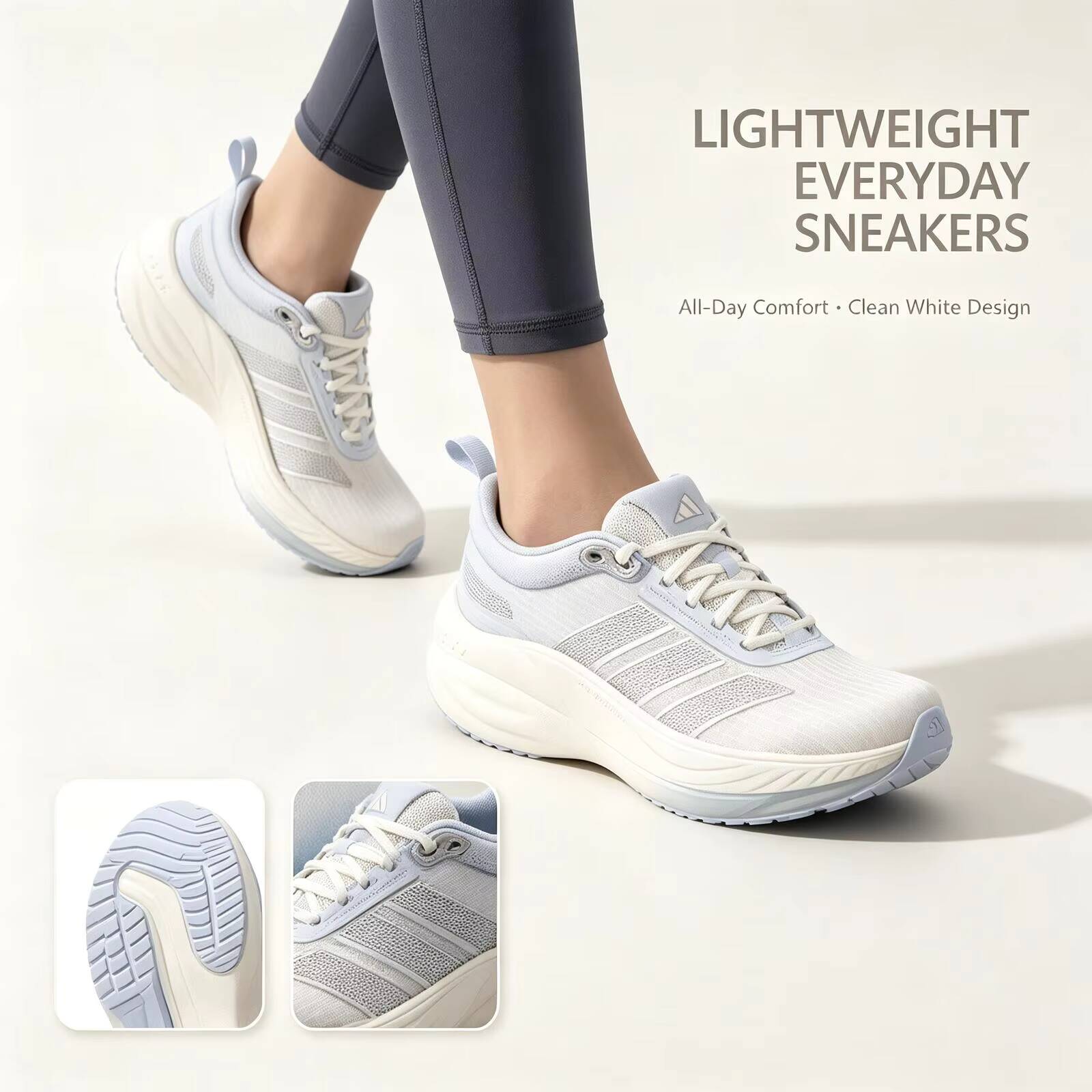 Adidas White Sneakers for Wome - Men Shoes Running Adidas recension och pris