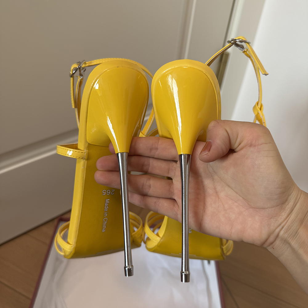 Fashion 16cm Extreme High Heel - Men Shoes Yellow recension och pris