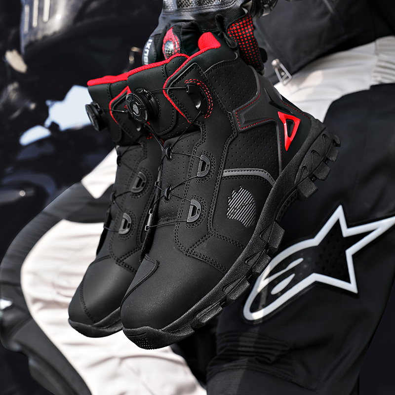 Professional Men's Motorcycle  - Boat Shoe Leather recension och pris