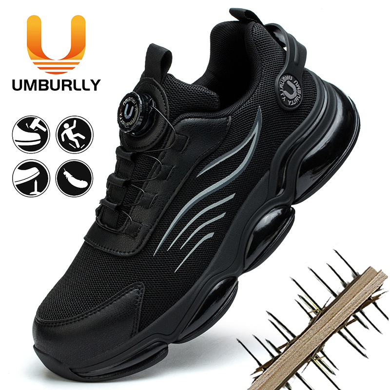 Mens Steel Toe Safety Work Boo - Boat Shoe Leather recension och pris