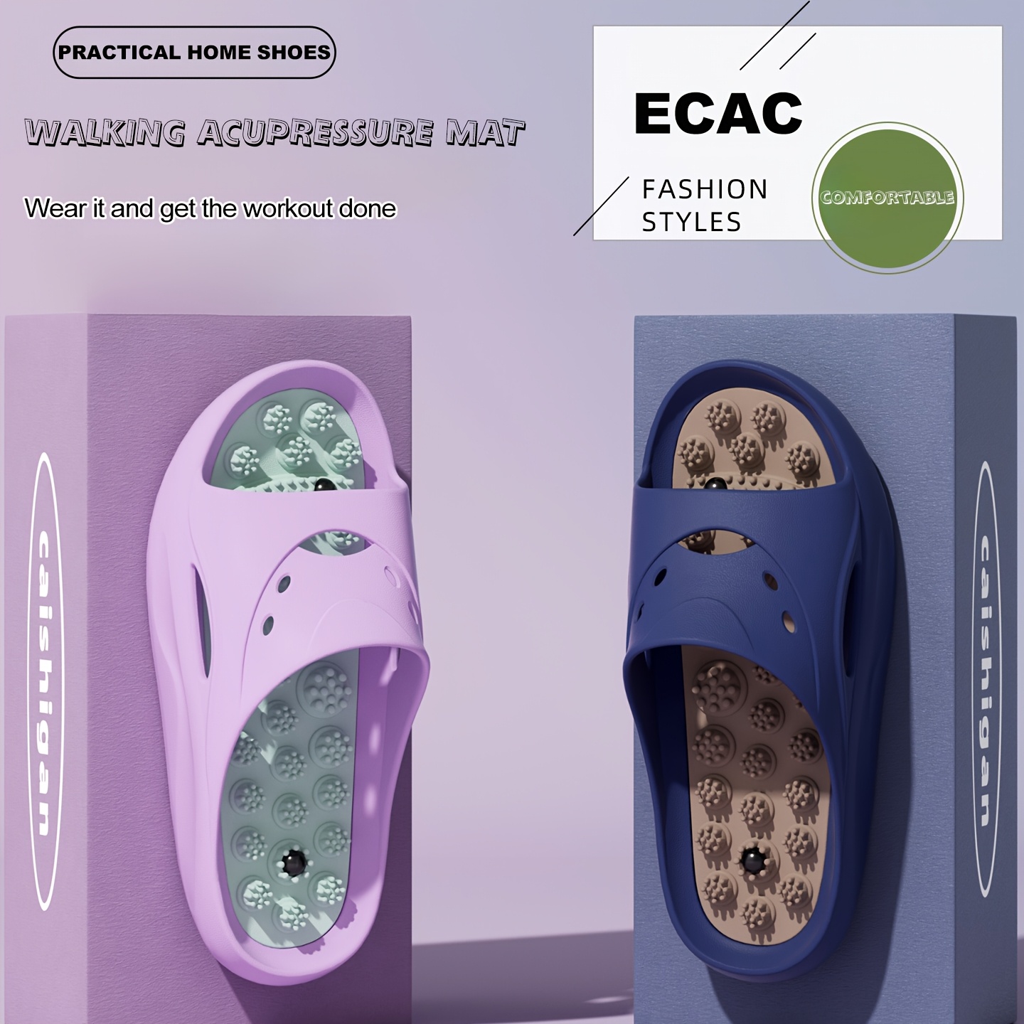 Women Men EVA Massage Slippers - Men Shoes Style recension och pris
