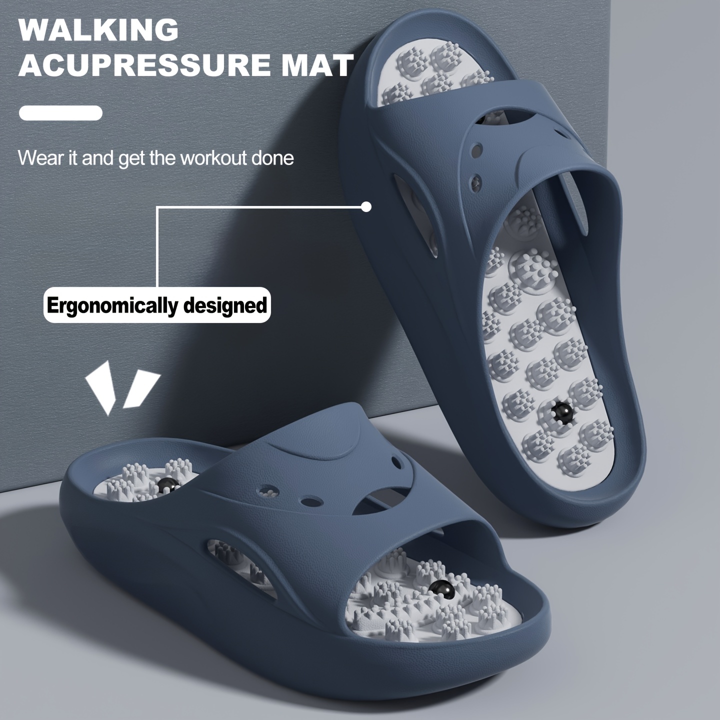 Women Men EVA Massage Slippers - Men Shoes Style recension och pris