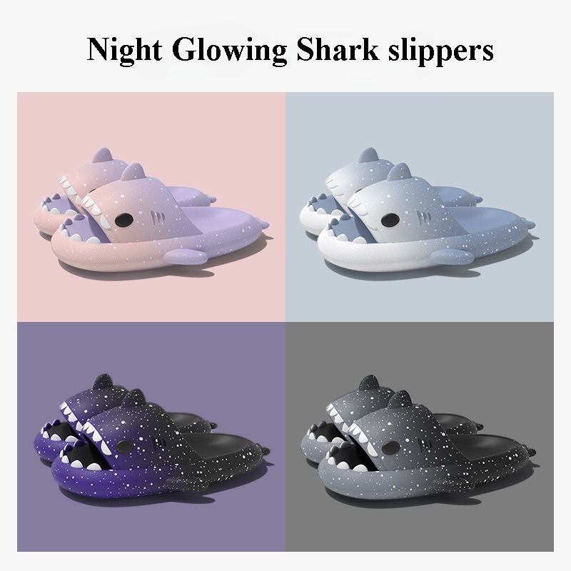 Cute Cartoon Shark Slippers Fo - Men Shoes Style recension och pris