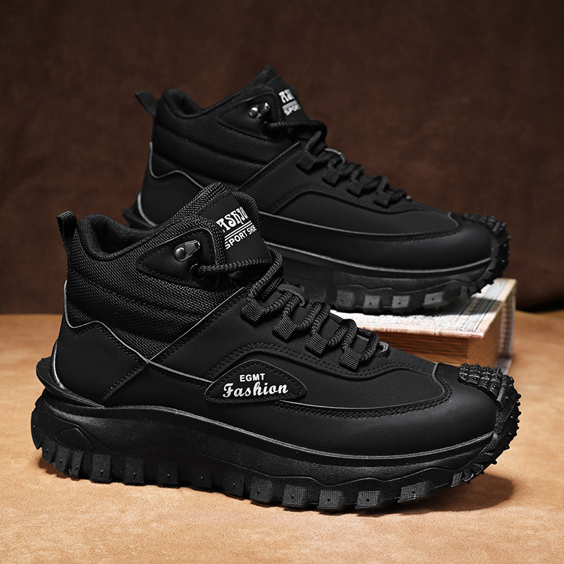 Men'S Black And White Mid Top  - Men Shoes White Colour recension och pris