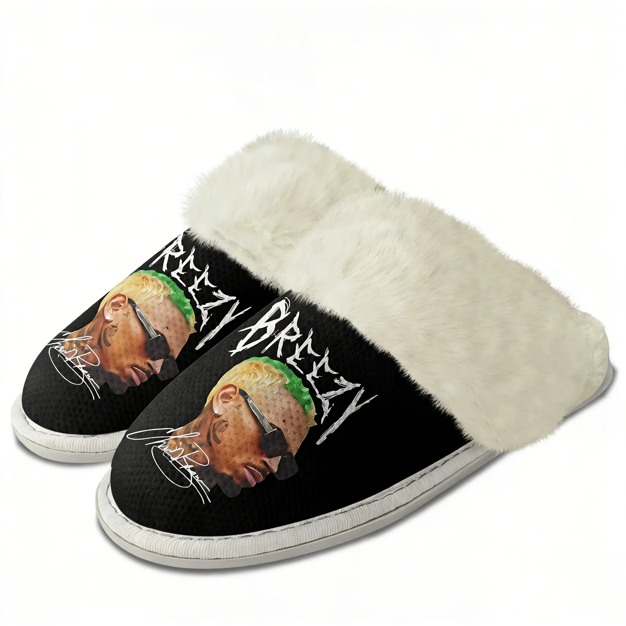 Chris Brown Plush Slippers Kee - Men Shoes Winter recension och pris