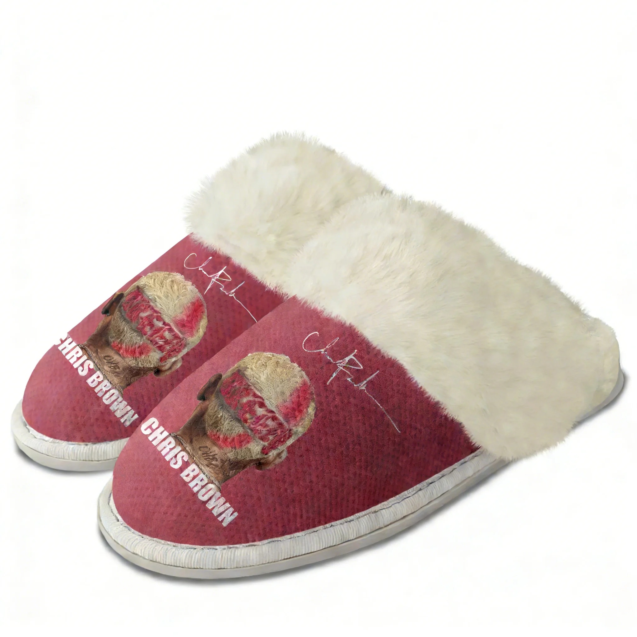 Chris Brown Plush Slippers Kee - Men Shoes Winter recension och pris