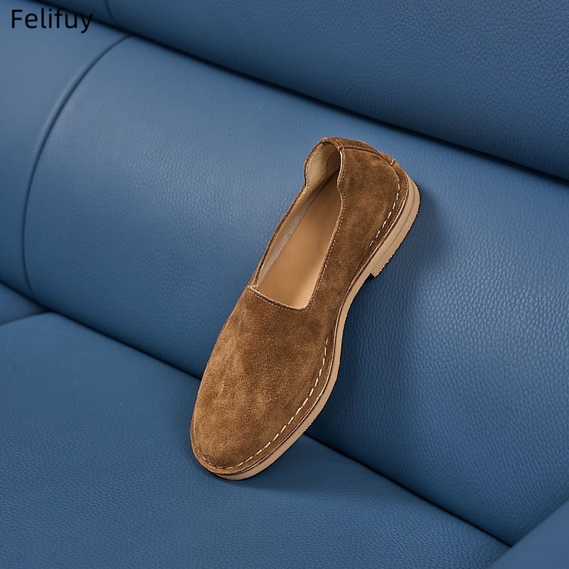 Cow Suede Man Loafers Luxury G - Boat Shoe Leather recension och pris