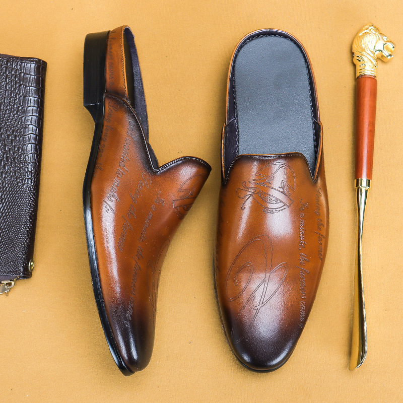 Italian Luxury Men's Slippers  - Boat Shoe Leather recension och pris