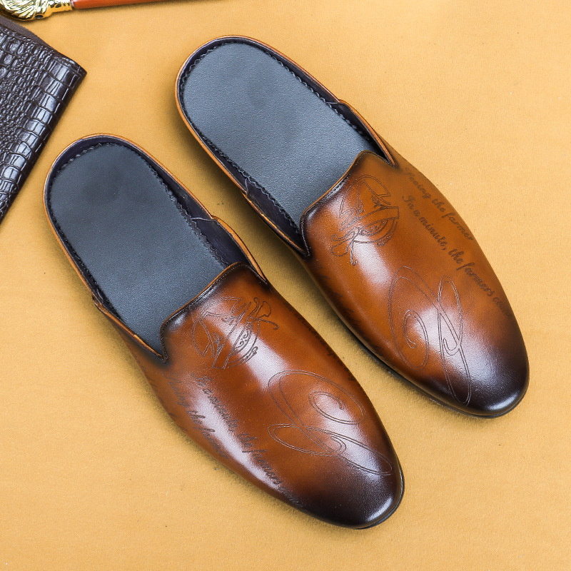 Italian Luxury Men's Slippers  - Boat Shoe Leather recension och pris