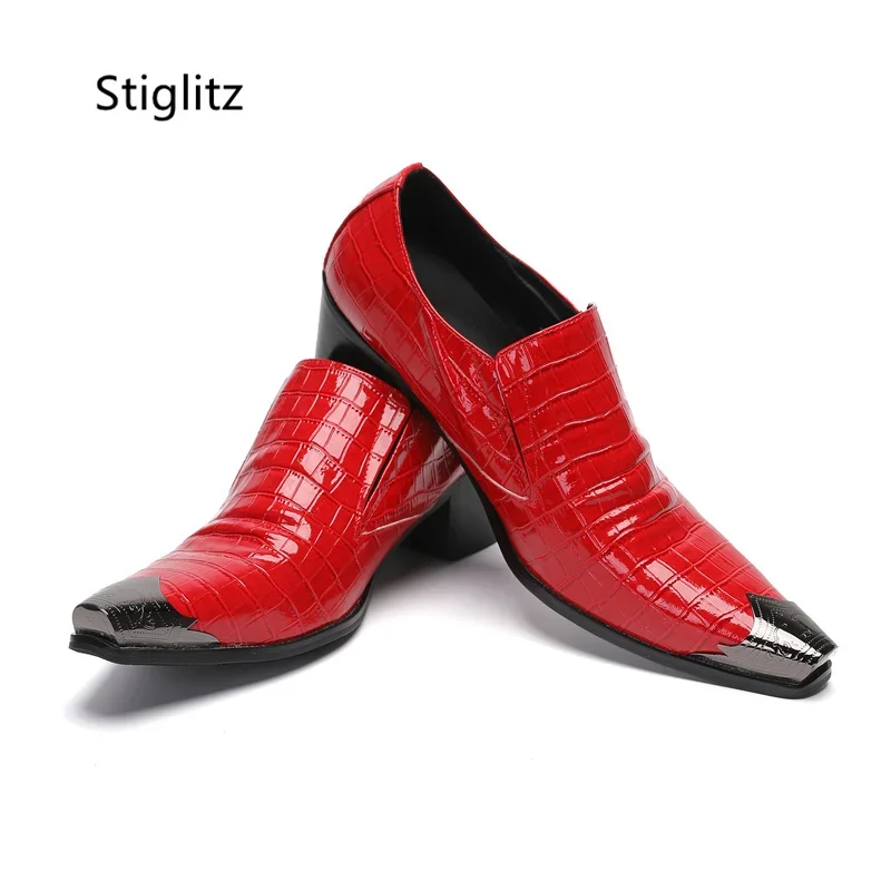 Red Patent Leather Men's Shoes - Men'S Shoes Size 42 In Us recension och pris