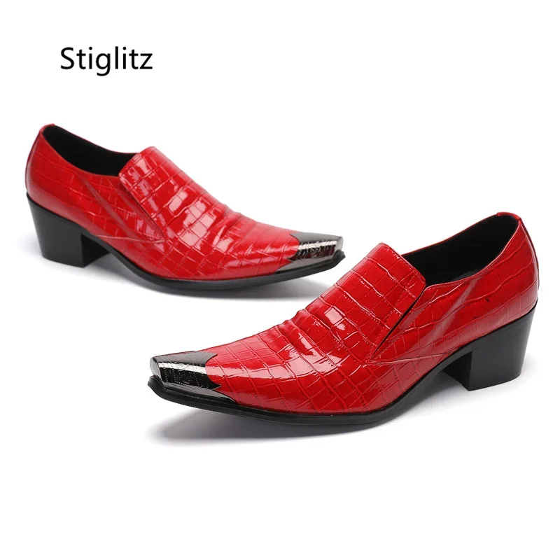 Red Patent Leather Men's Shoes - Men'S Shoes Size 42 In Us recension och pris
