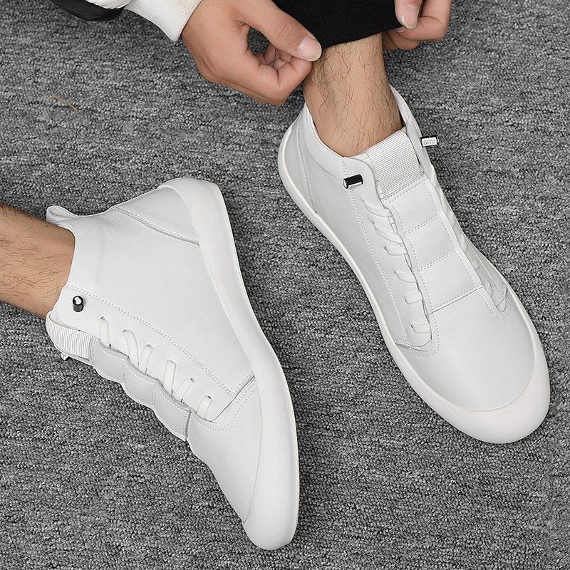 2025 Autumn Men's Genuine Leat - Boat Shoe Leather recension och pris