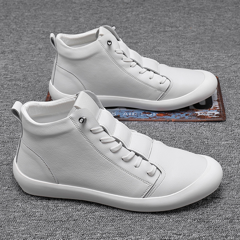2025 Autumn Men's Genuine Leat - Boat Shoe Leather recension och pris