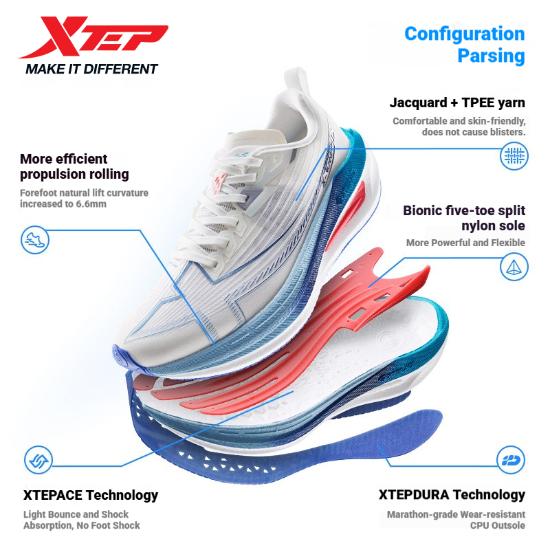 Xtep One Piece Modeling 5.0 So - Men'S Xtep Shoes recension och pris