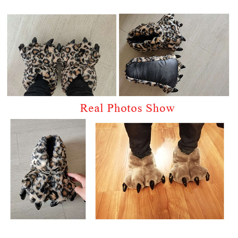 Size 35-43 Black Animal Paw Sh - Men Shoes Winter recension och pris