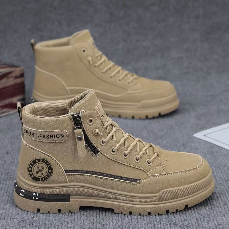 Men Retro High Top Work Boots  - Men'S Shoes Hiking recension och pris