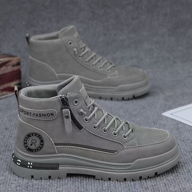 Men Retro High Top Work Boots  - Men'S Shoes Hiking recension och pris