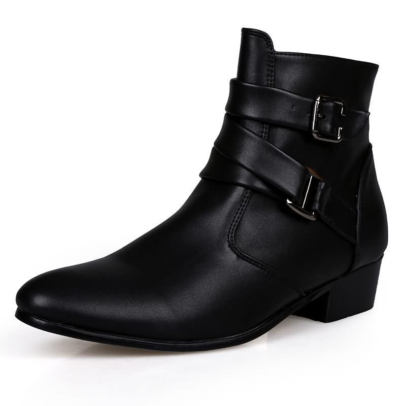 Luxury Men Boots Leather Chels - Men Shoes White Colour recension och pris