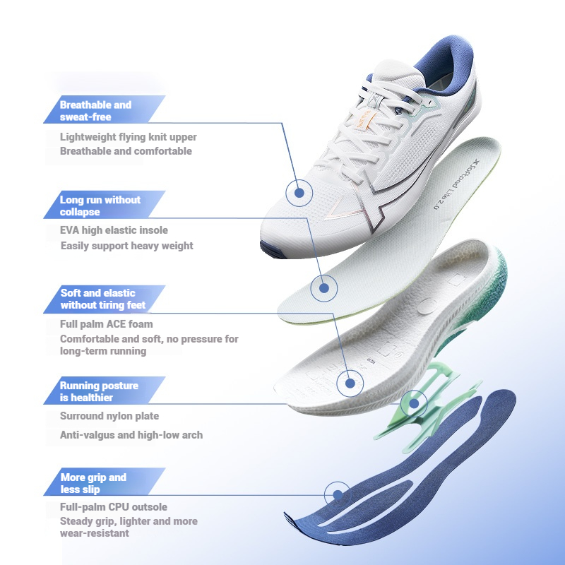 Xtep 2000km Plus Running Shoes - Men'S Xtep Shoes recension och pris