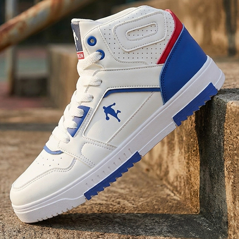 Men's White High-Top Color Blo - Men Shoes White Colour recension och pris