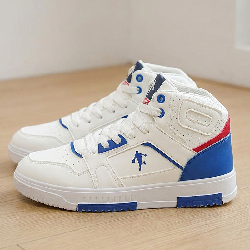 Men's White High-Top Color Blo - Men Shoes White Colour recension och pris