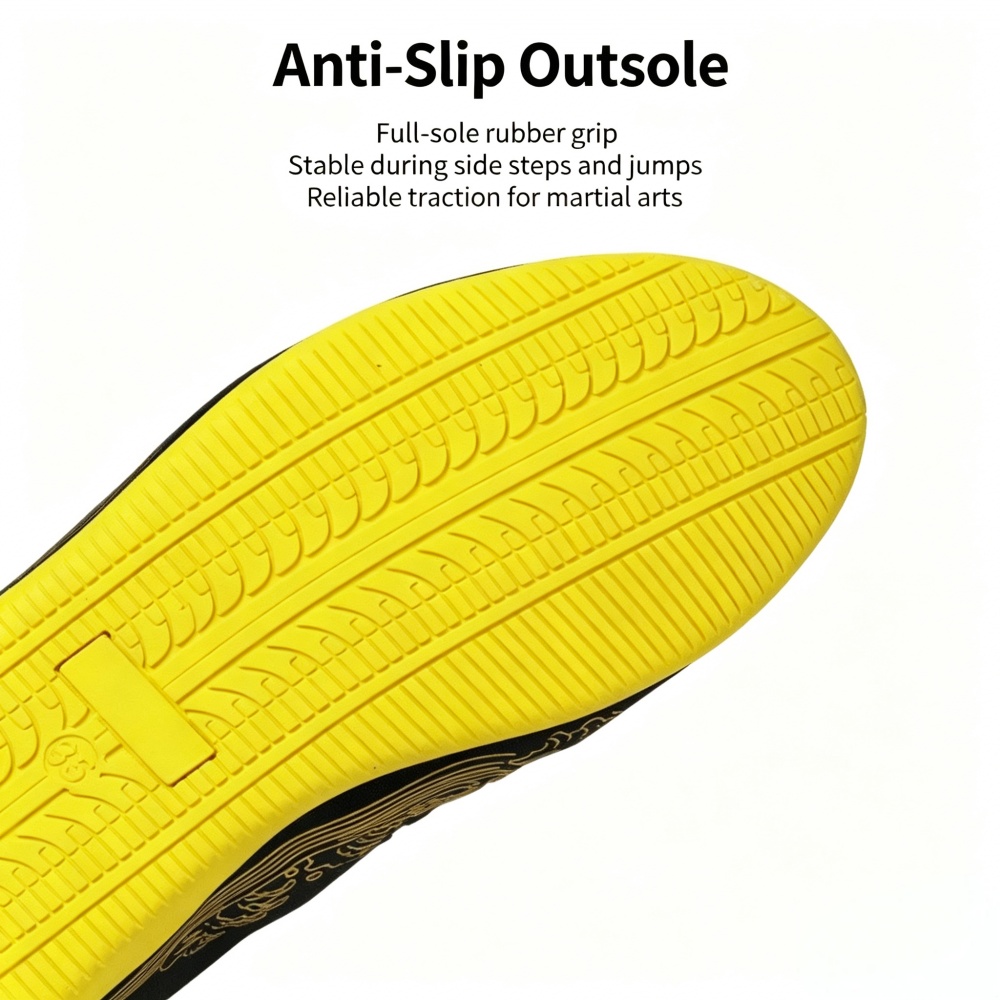 Glossy Genuine Leather Kung Fu - Men Shoes Yellow recension och pris
