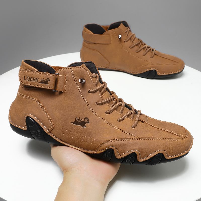 Leather Shoes for Men Casual S - Boat Shoe Leather recension och pris