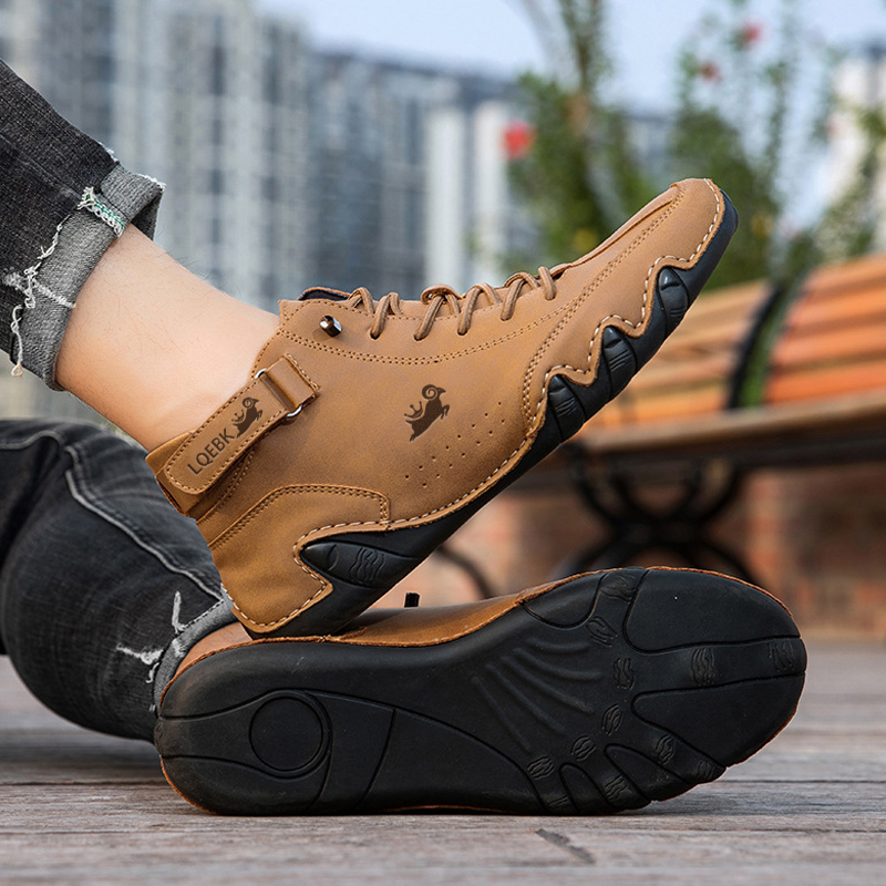 Leather Shoes for Men Casual S - Boat Shoe Leather recension och pris