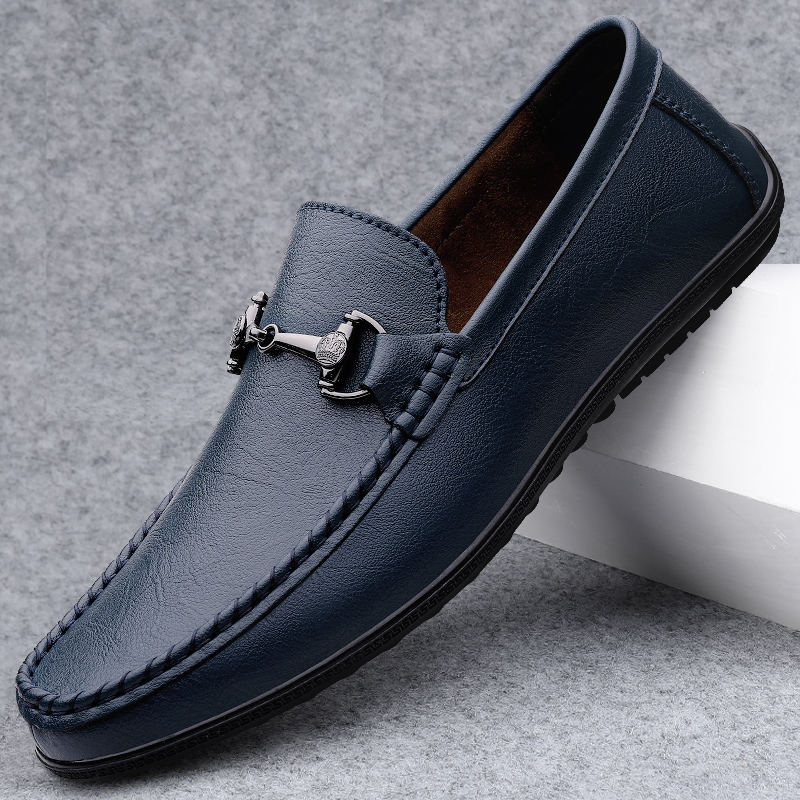 New Black Shoes Men Loafers Br - Boat Shoe Leather recension och pris