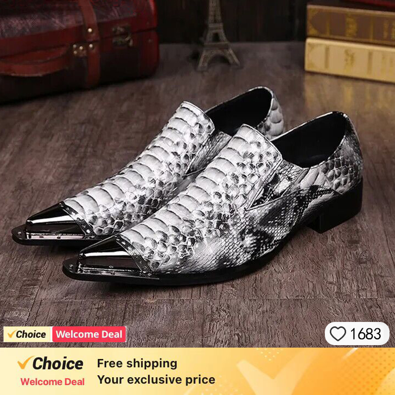 Mens patent leather black whit - Men'S Shoes Size 42 In Us recension och pris
