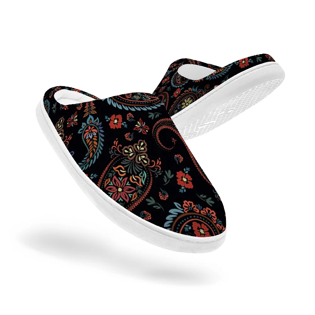 Black floral print Keep Smilin - Men'S Shoes Quality recension och pris