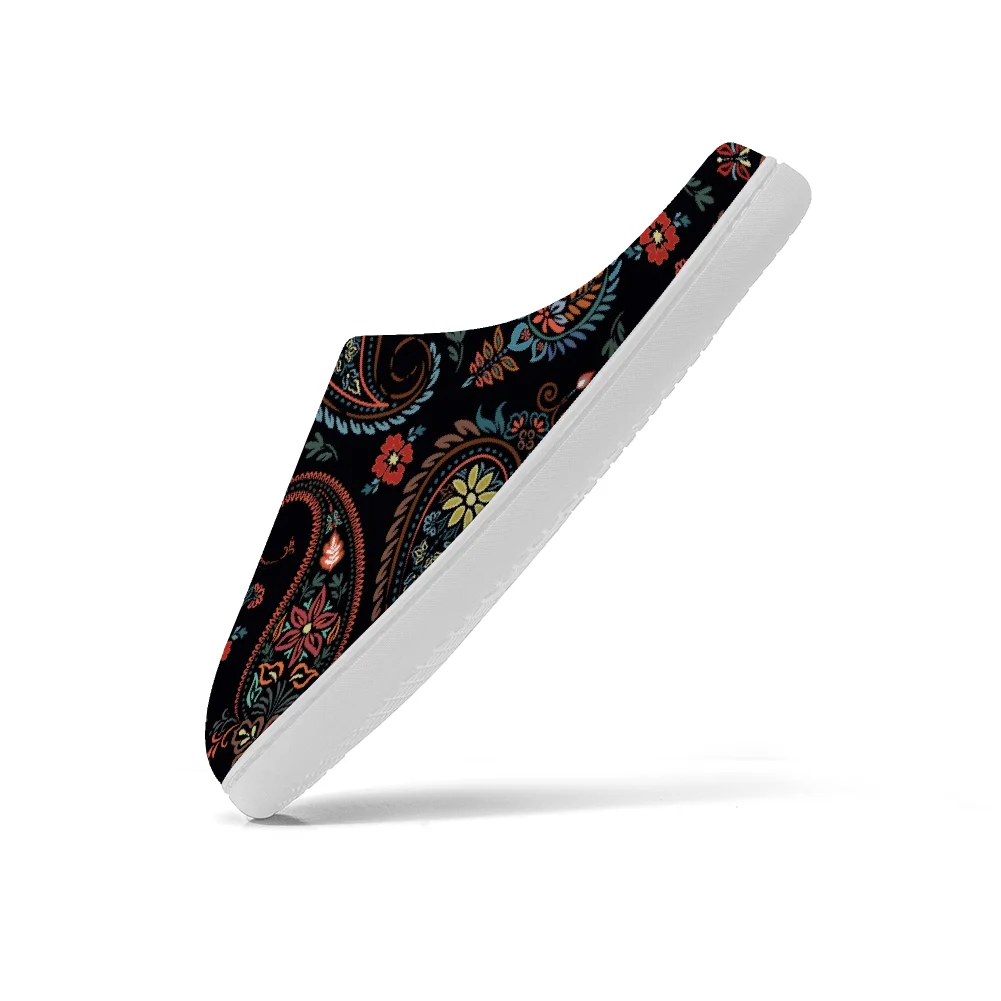 Black floral print Keep Smilin - Men'S Shoes Quality recension och pris