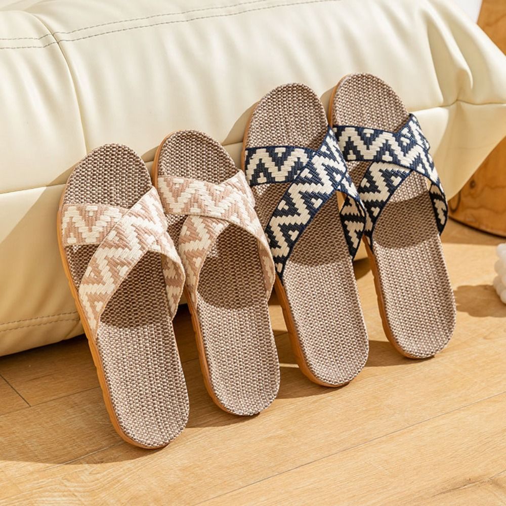 Fashion Ethnic Style Linen Cro - Men Shoes Style recension och pris